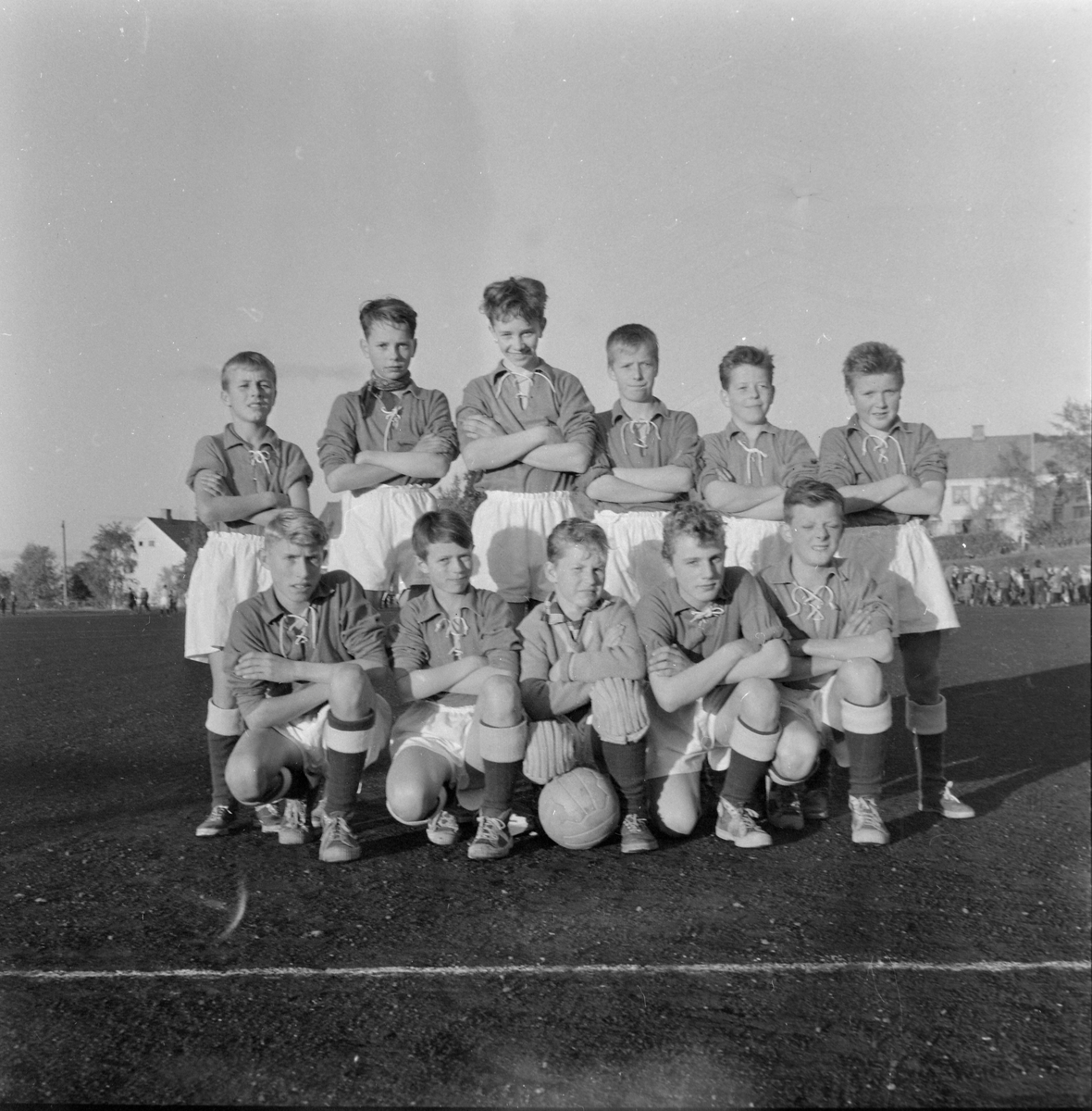 Uavgjort i skolefinalen i fotball 1957
