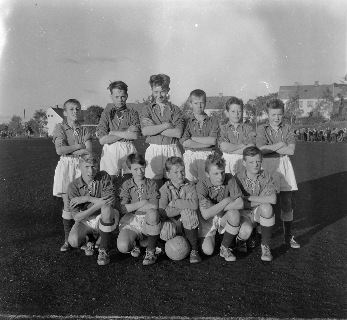 Uavgjort i skolefinalen i fotball 1957