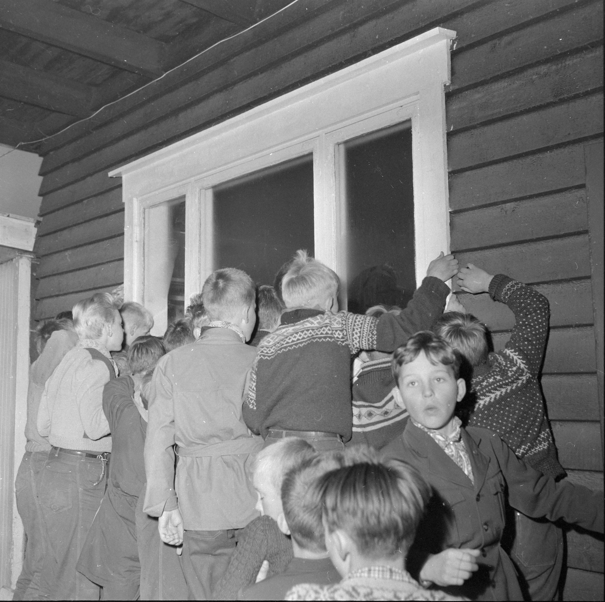 Uavgjort i skolefinalen i fotball 1957