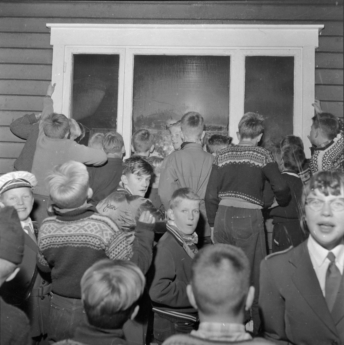 Uavgjort i skolefinalen i fotball 1957