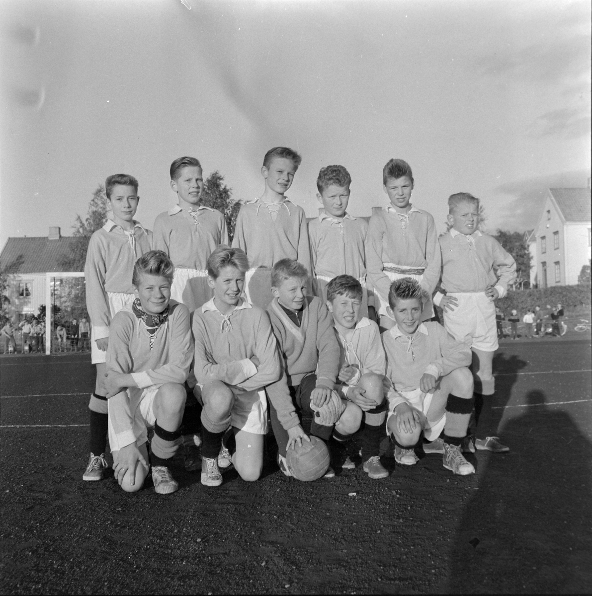 Uavgjort i skolefinalen i fotball 1957