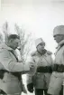 Lärare på Aspirantskolan 1935-1936. Sergeant Schreiter, furirerna Åkesson och Andersson.