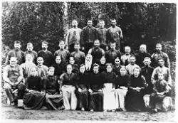 Arbeidsstokken ved Karedefabrikken - Trådtrekkeriet ved Brus