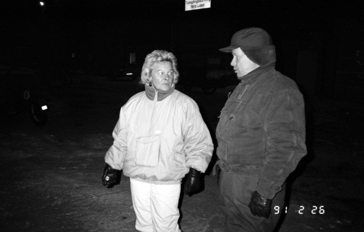 Motorskolan vid T 2 arrangerar Militärmästerskap motor för motorcylklar, MM Mc, på Älvdalens skjutfält i februari 1991.