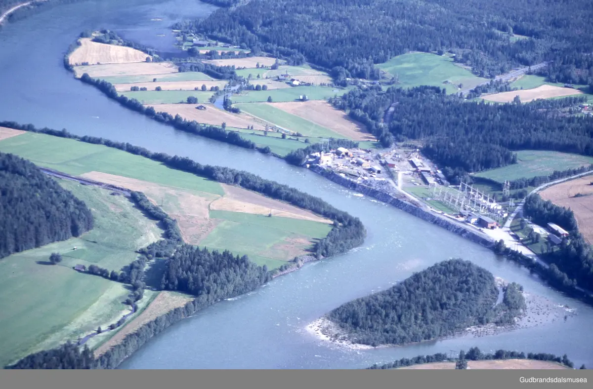 Flyfoto Vinstra, Nordre Vinstra Kraftstasjon