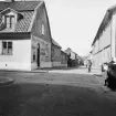 Falun, Falukurirens hus före ombyggnaden 1935. Engelbrektsgatan från Stigaregatan.