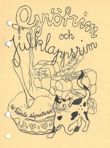 Julklappsrim anno 1945