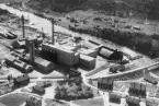 Själevads socken.
Alfredshem: Sulfitfabriken.
Flygfoto Aeromateriel AB.