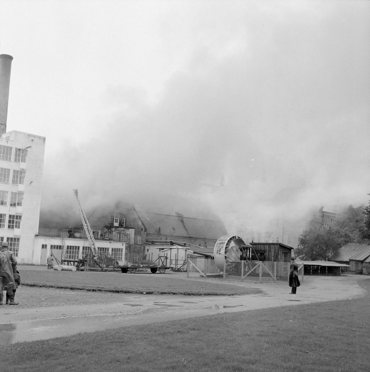 Storbrann i varmekraftlaboratoriet til NTH