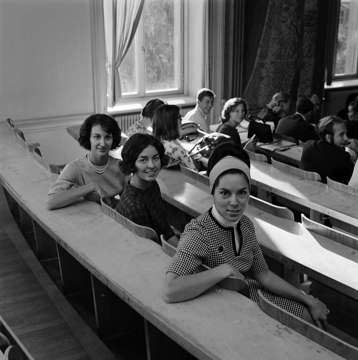 48 USA-studenter studerar under ett helt läsår i Uppsala 1964
