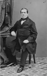 Porträtt av brukspatron Anders Wedberg. Grundade sin firma i