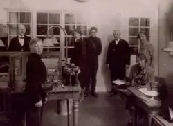 Sundsvall telefonstation omkr. år 1930. Gruppfoto. Rtgf C. J