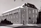 Umeå Telefonstn. År 1960. Nya aut.stn. Exteriör.