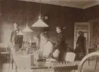 Östersund Telegrafstation år 1899. Interiör.