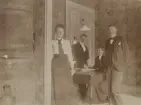Östersund Telegrafstation år 1899. Interiör.