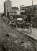 Wifsta Varf AB i Timrå. Strejkdemonstrationståg i oroliga majdagar 1932.