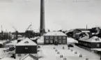 Laboratorium,  kontor och hyttstuga före 1935.