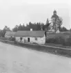 Hedemora, Garpenberg. Kyrkan, mot gamla bruksgården vid Finhyttan. 
1929-1930.