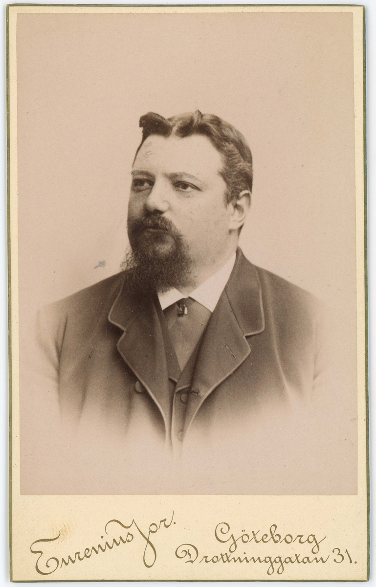 Porträtt på Axel Wetterholm,
