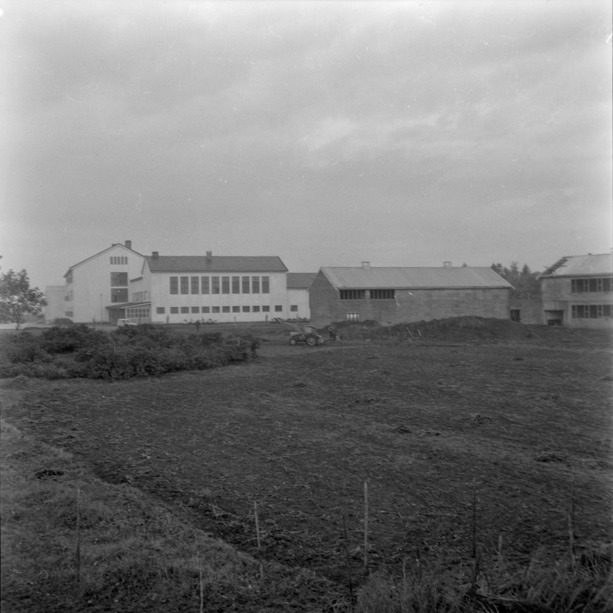 Strinda Framhaldsskole under bygging