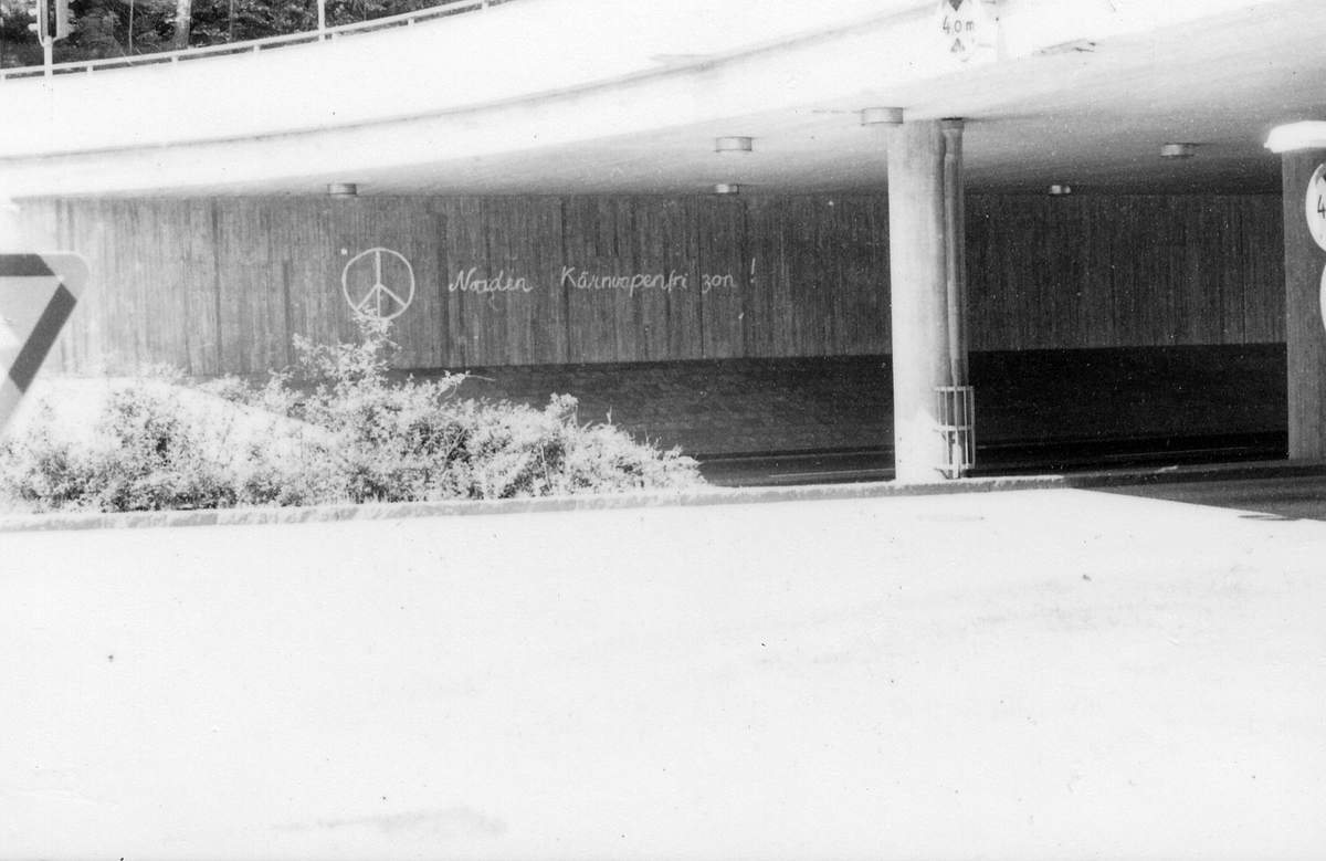 Halmstad, Norra vägen, Kastanjeallén.
Viadukten vid Kastanjeallén.