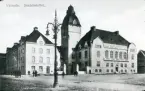 Västerås, Centrum, kv. Jesper (nu kv. Proban).
Stadshotellet vid Stora torget.