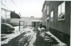 Västerås, Centrum, kv. Julius.
Innergård Utanbygatan. 1975.