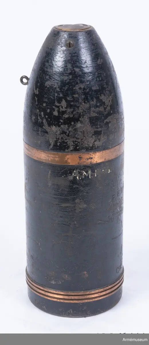 Genomskuren, med lätt nedslagsrör m/1885.