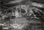 Flygfotografi över bostadsområde i Boliden.