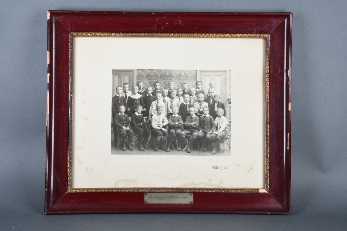 Klassebilde, 5. klasse i 1911.