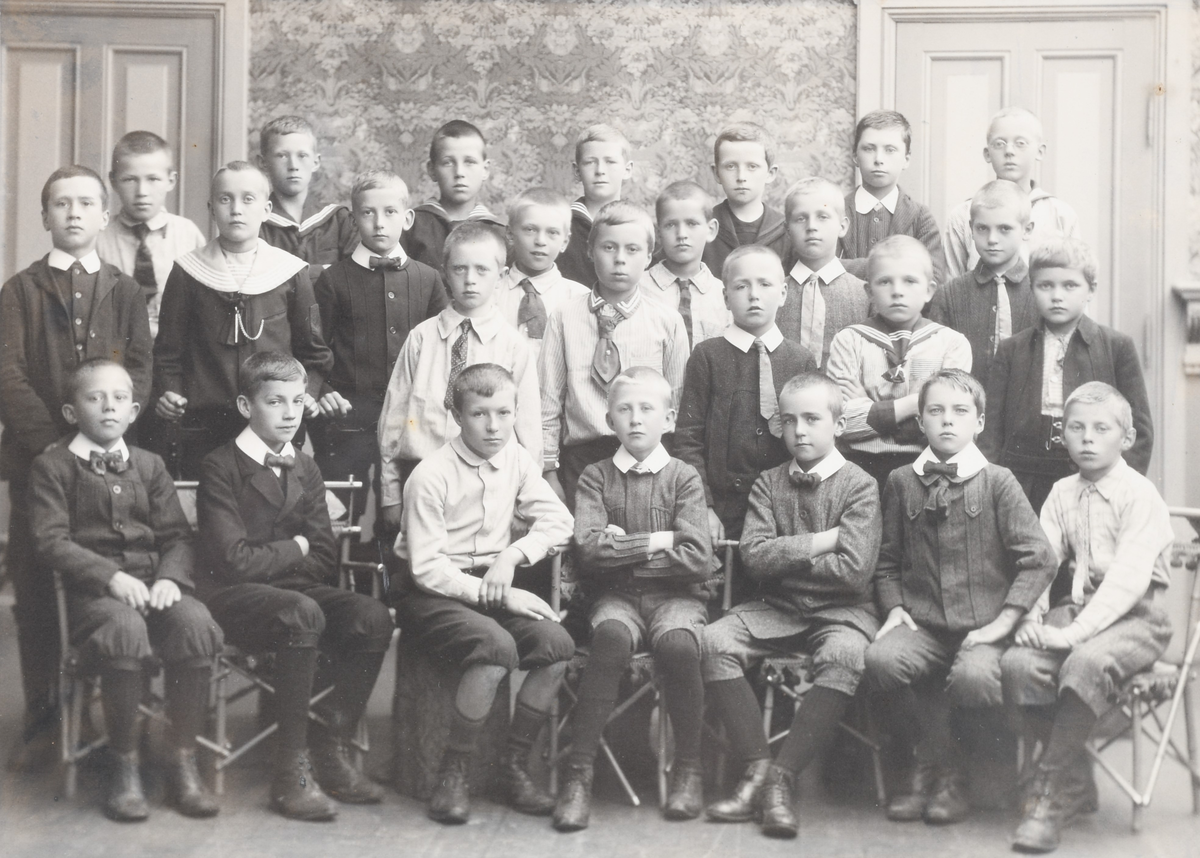 Klassebilde, 5. klasse i 1911.