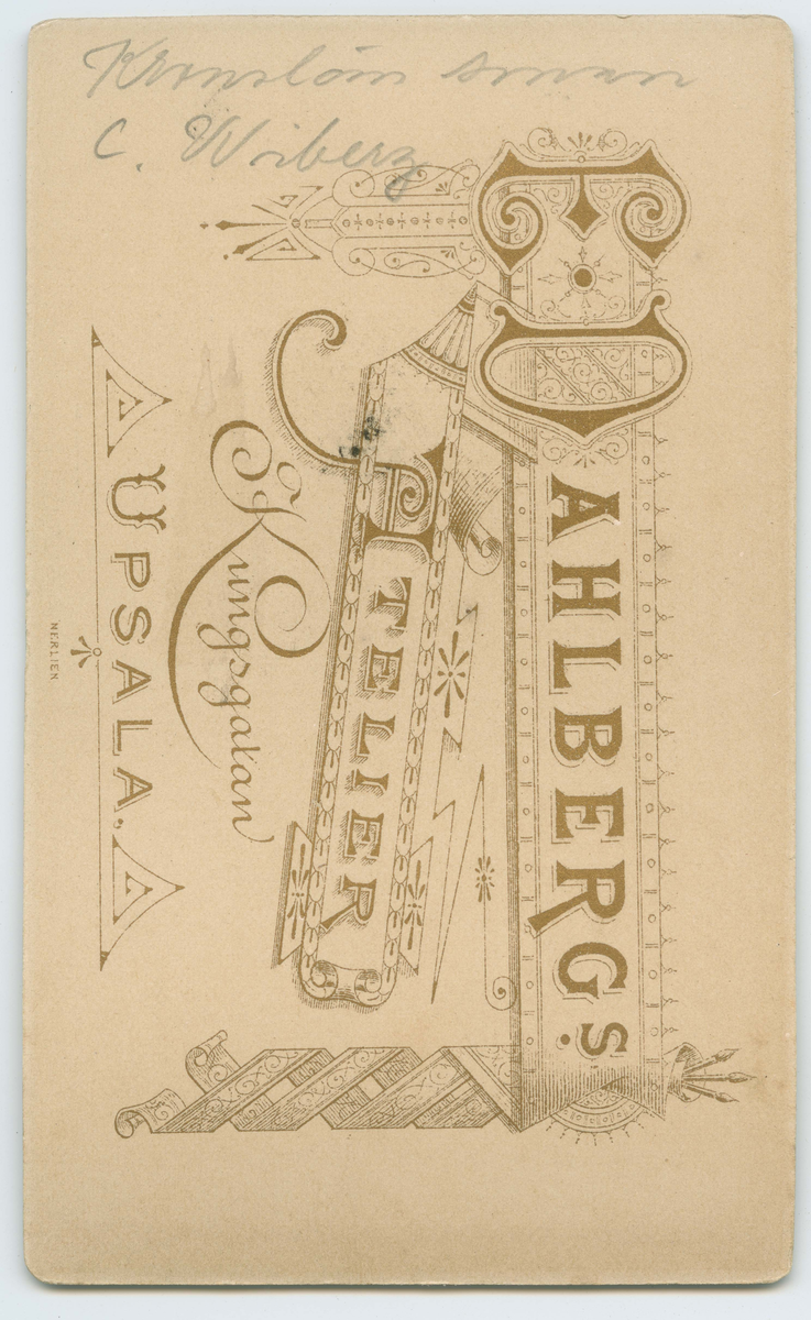 Porträtt på C. Wiberg.