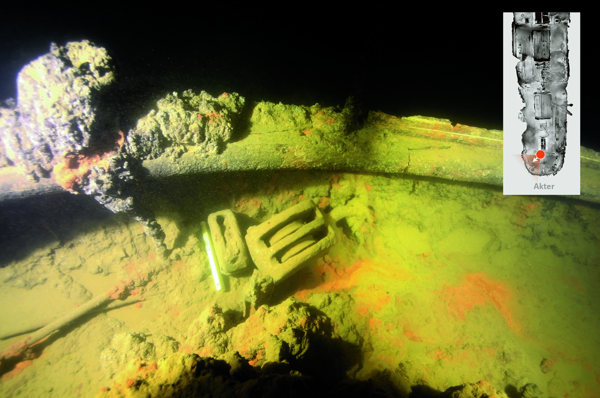 Två block på däcket.