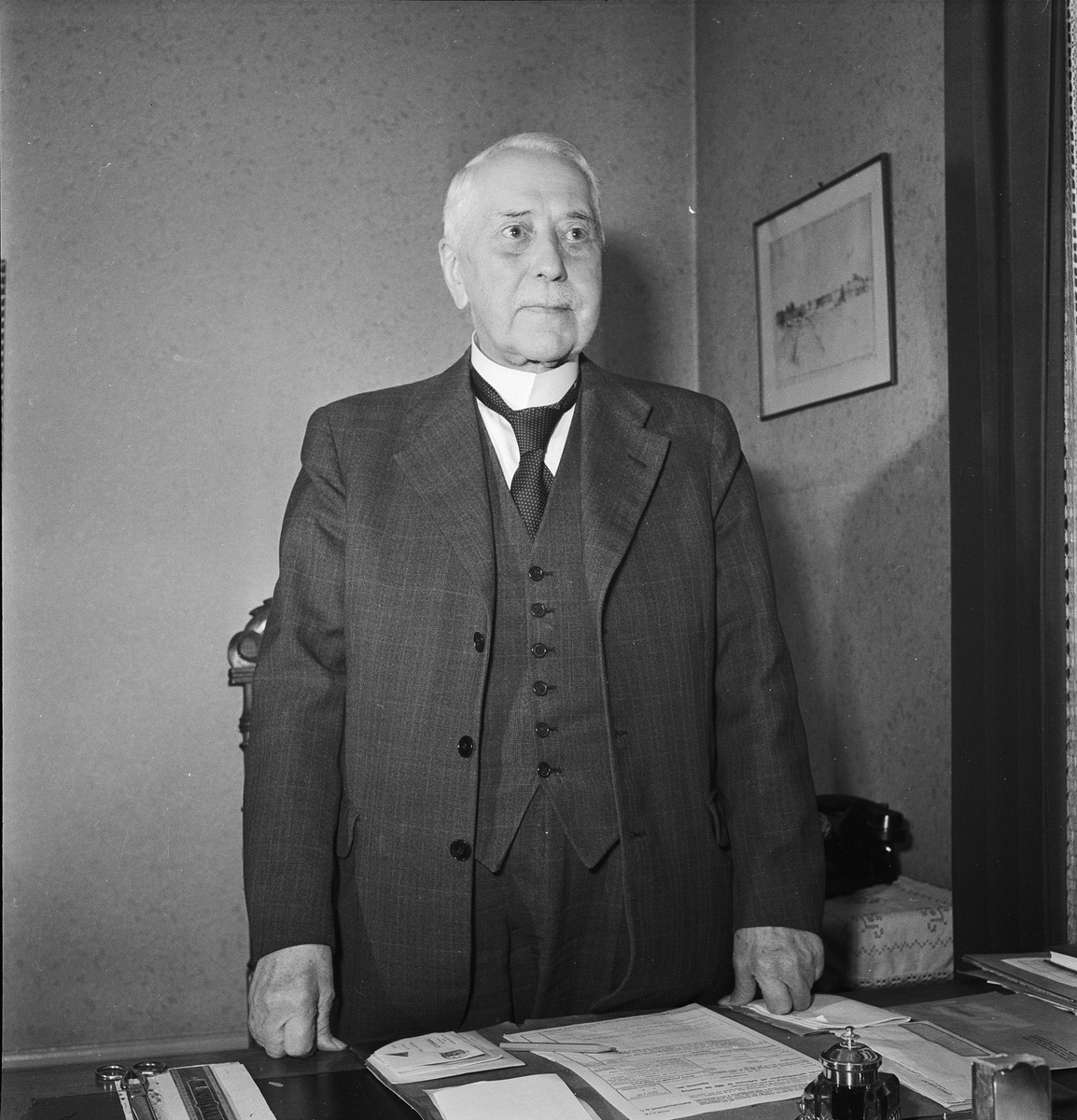 Borgmästare Walter Kant 80 år, Uppsala 1952