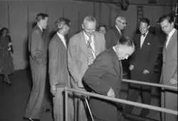 Amerikanska professor Lawrence besök på Gustaf Werners insti