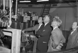 Amerikanska professor Lawrence besök på Gustaf Werners insti