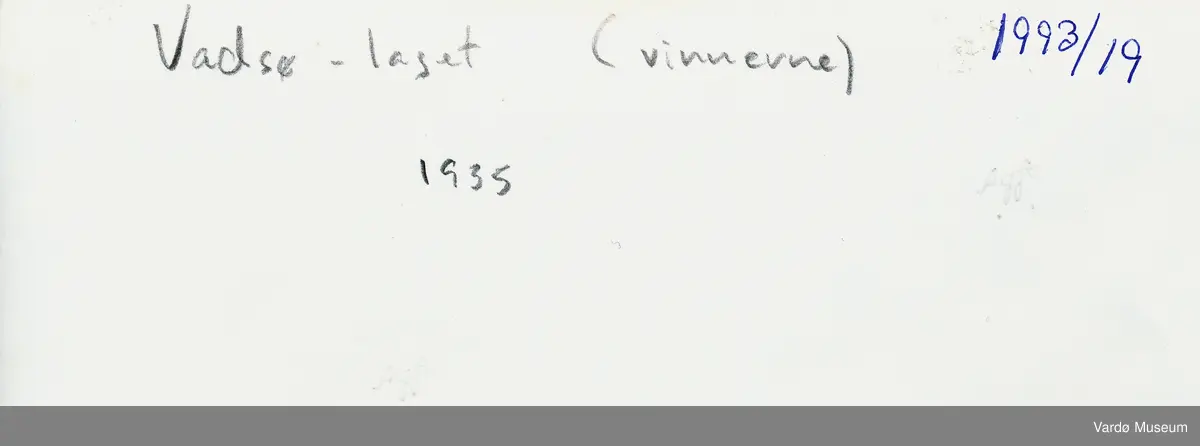 Vadsølaget i friidrett var vinnere i 1935 i Vadsø