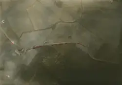 Flygbild av oidentifierad terräng.

Tillhörande bildrapport,