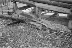 Hamar, Domkirkeodden, Løkenstabburet (antatt fra 1778), Flyt