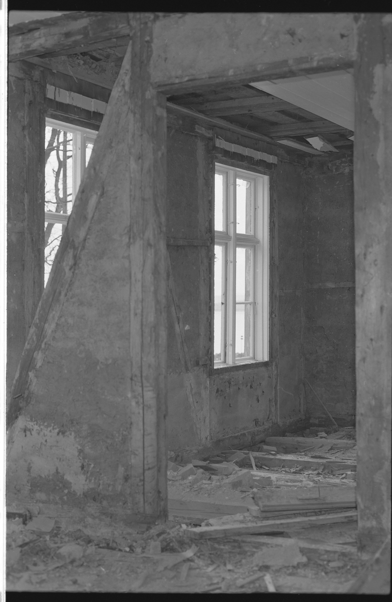Hamar, Skappels gate 17, bygård rives, interiør, 