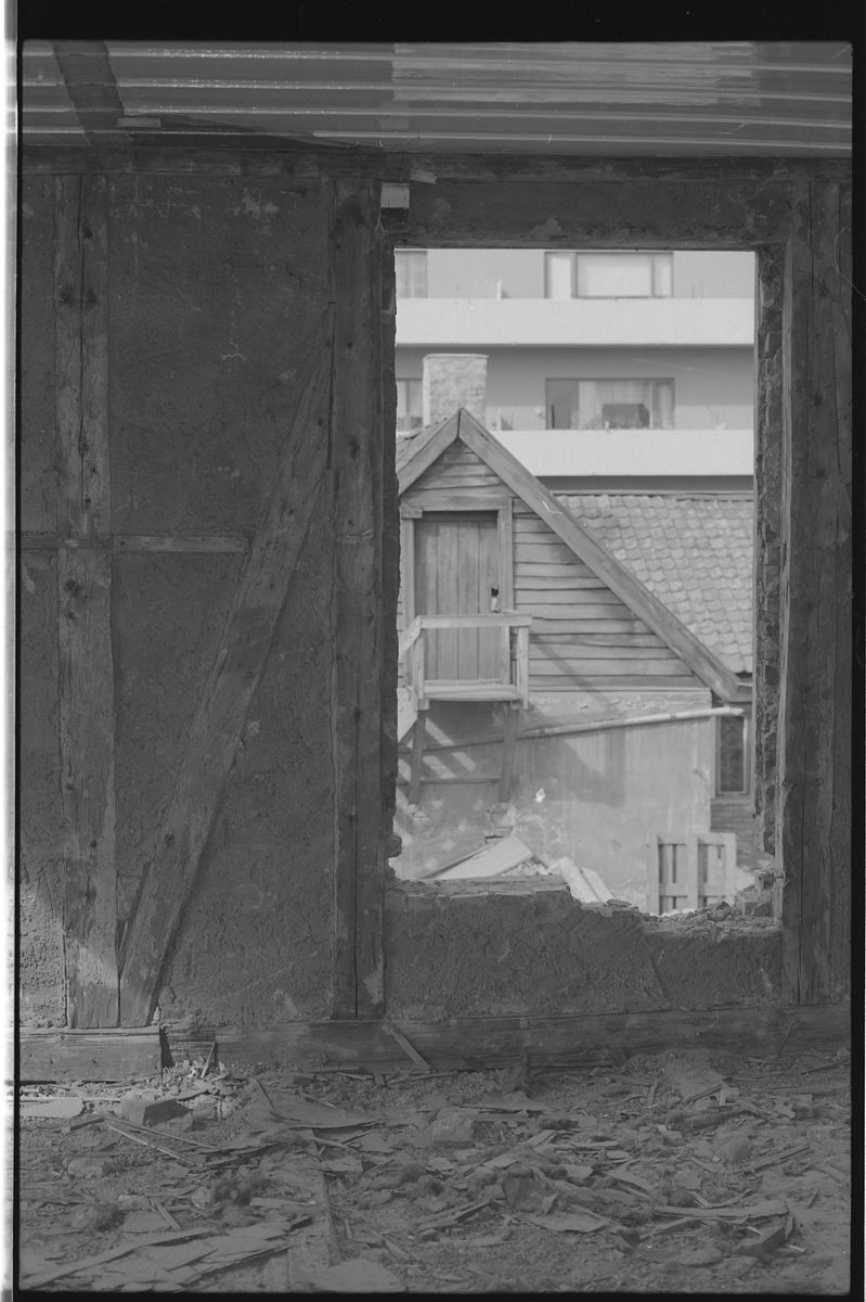 Hamar, Skappels gate 17, bygård rives, interiør, 