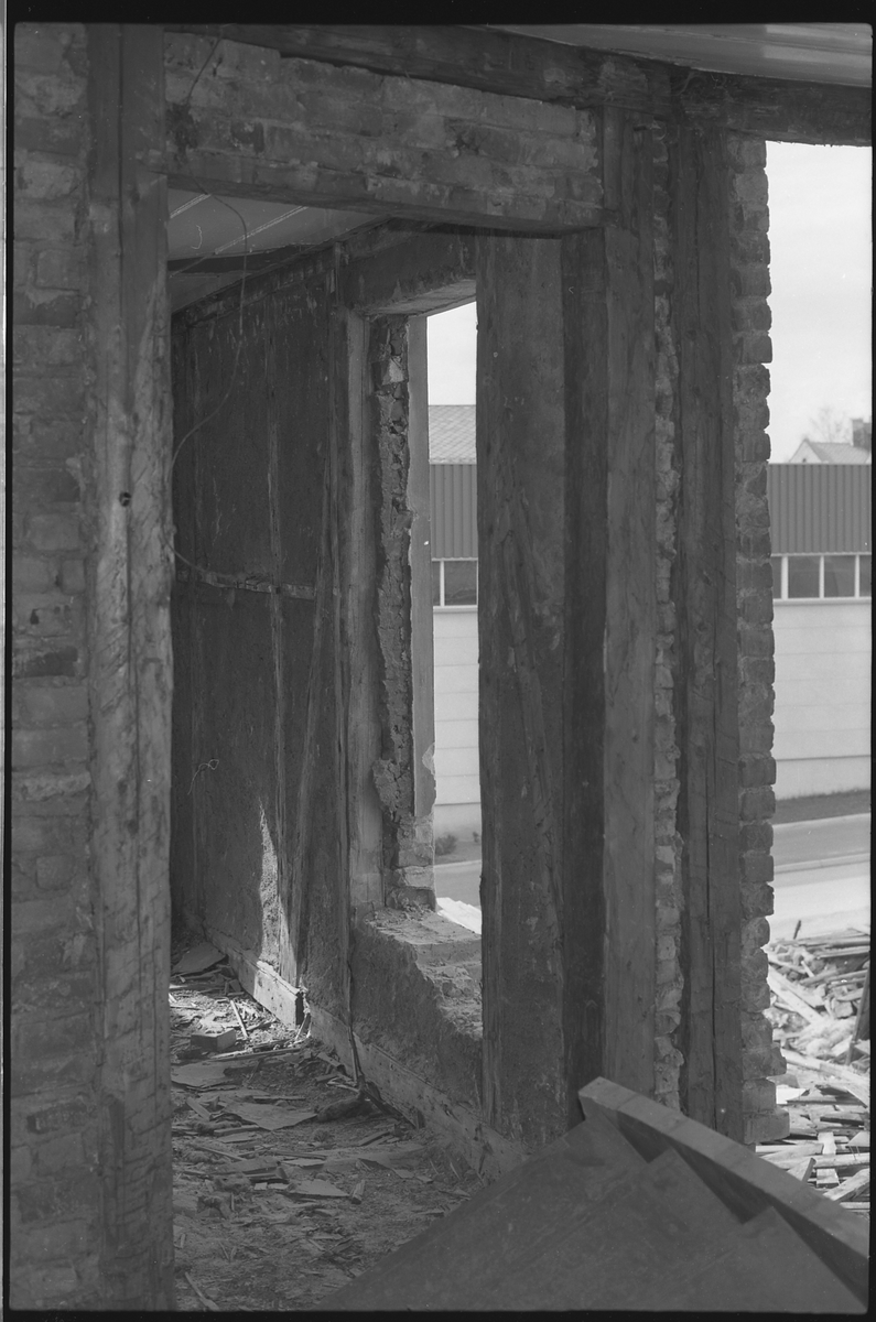 Hamar, Skappels gate 17, bygård rives, interiør, 