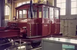 Skiftetraktoren Litj-Ola, tidligere Skb 202 20, i lokomotivs