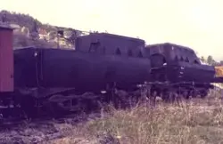 Tendere fra utrangerte damplokomotiver type 63a på Marienbor