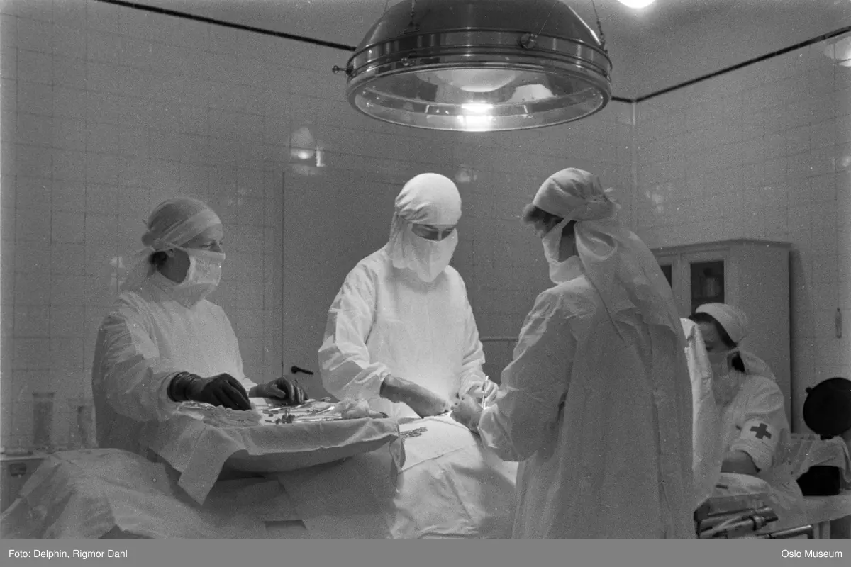 Røde Kors Klinikk, interiør, operasjonsstue
