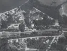 Flygfotografi av Karlsborg omkring år 1935.

Text vid foto: 