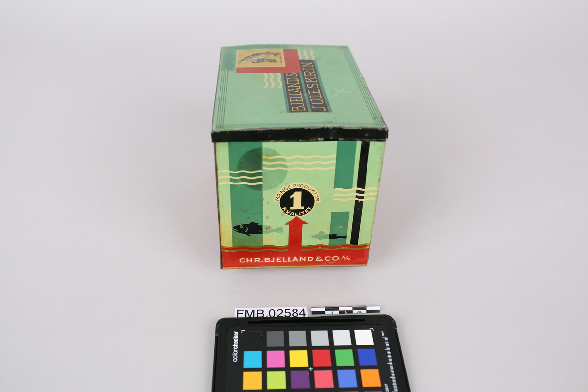 Emballasje av metall, BJELLAND'S JULESKRIN.