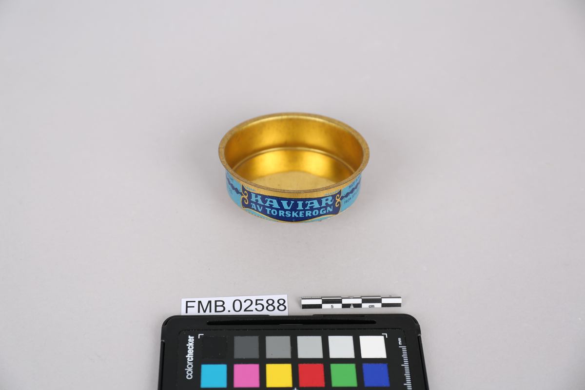 Emballasje av metall, Kaviar av torskerogn.