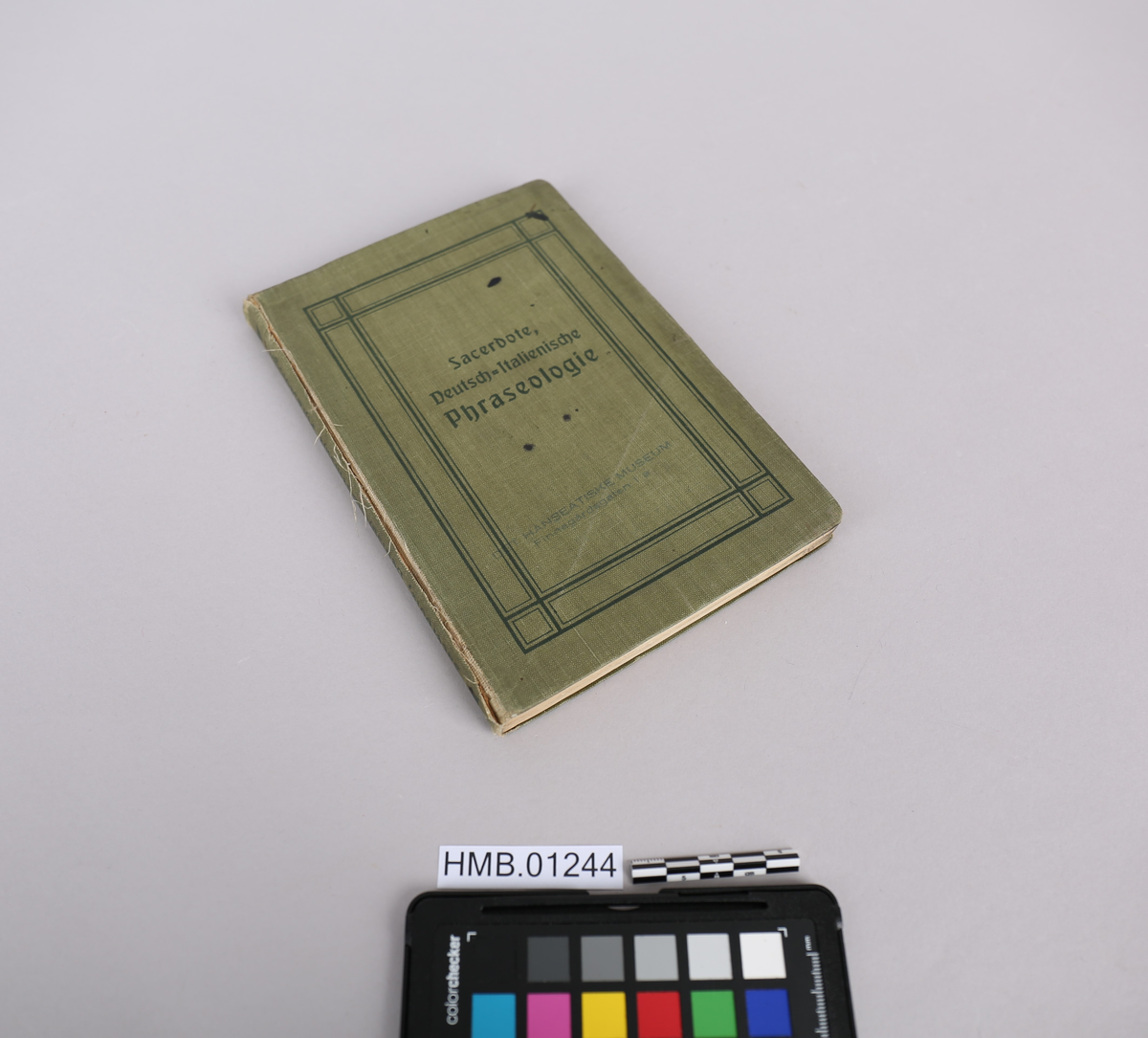 Sacerdote, Deutsch=Italienische Phraseologie. Heftet, 246 sider