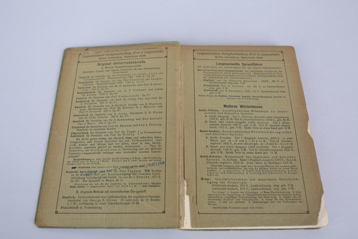 Sacerdote, Deutsch=Italienische Phraseologie. Heftet, 246 sider